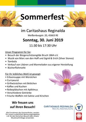 Sommerfest im Caritashaus Reginalda Sommerfest im Caritashaus Reginalda