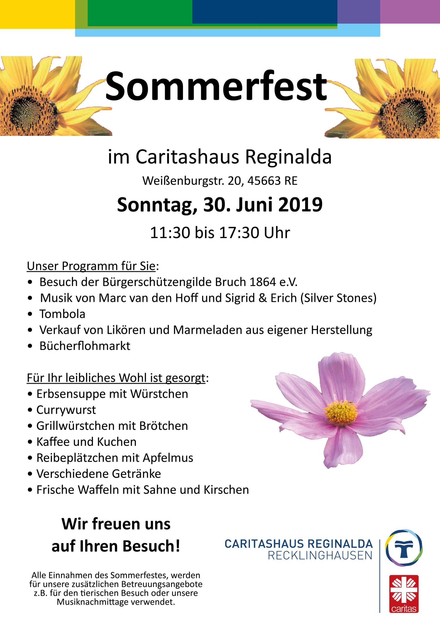 Sommerfest im Caritashaus Reginalda